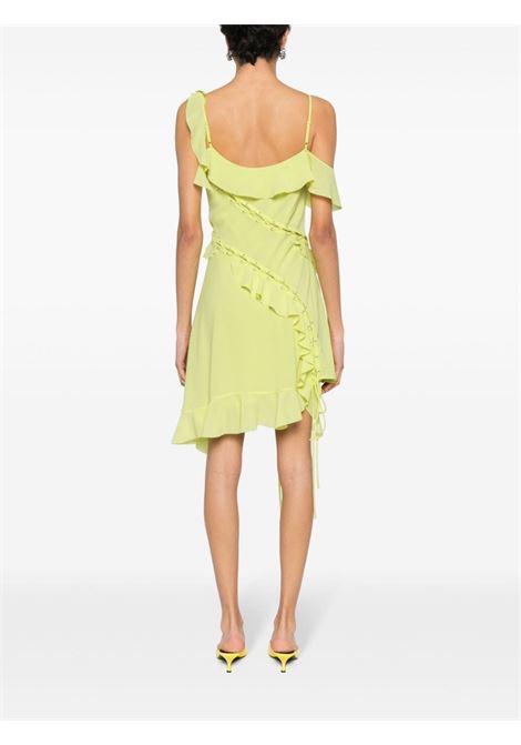 vestito con rouche donna giallo in poliestere ACNE STUDIOS | A20643CYI